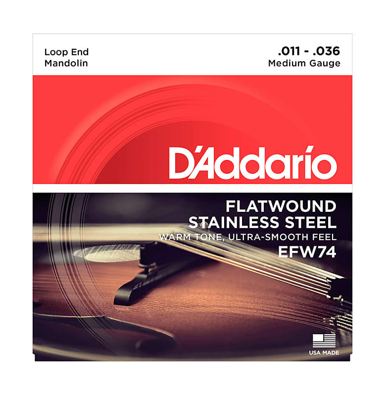 EFW74 Flat Wound Medium 11-36 D'Addario image 1