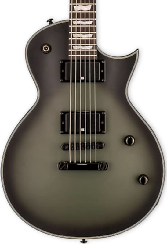 ESP LTD BK-600 Bill Kelliher Electric Guitar, Military Green Sunburst w/ Case image 1