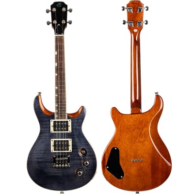 Flight Vanguard Solid Body Transparent Black Electric Ukulele New - Transparent Black - Solid Body image 2