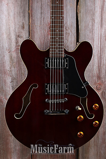 Samick LA30 TR 335 Style Jazz Hollowbody Electric Guitar with TKL Hardshell  Case
