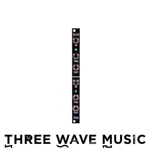 2hp S+H - Analog Sample and Hold Black Panel [Three Wave Music] image 1