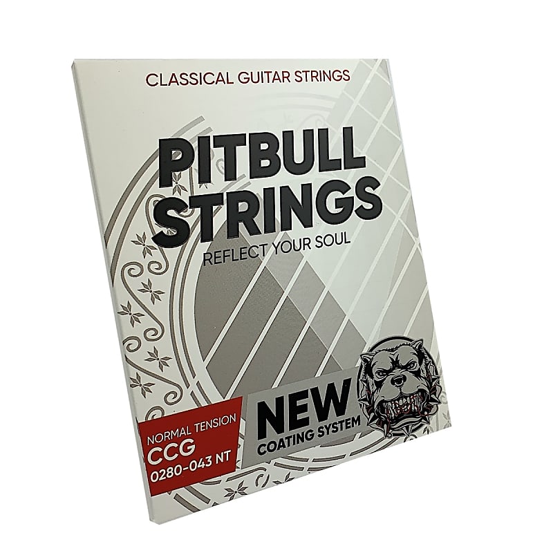 Premium Classical Guitar Strings 0280-043 - Pitbull Strings  Coated Series - Normal Tension - CCG-NT image 1
