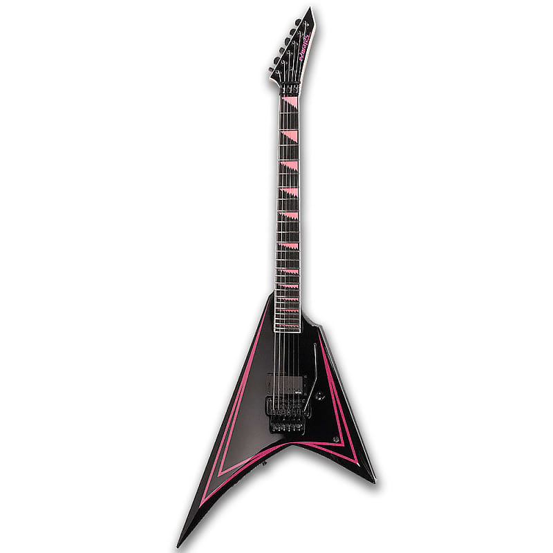 ESP Edwards E-AL-166 Pink Sawtooth Alexi Laiho Signature Lefty