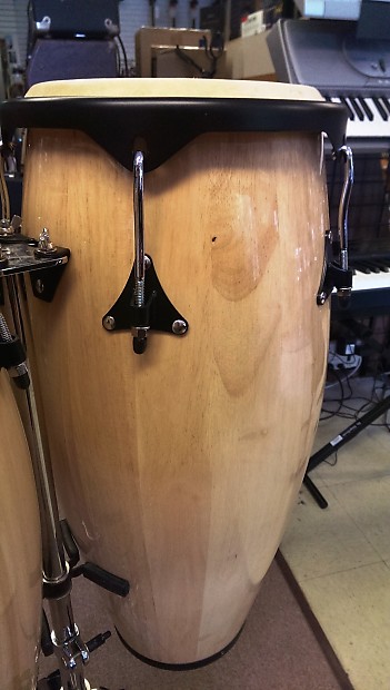 ※yujigokigen MOUNTAIN RYTHYM コンガ Mountain Rhythm Miami Natural Conga Set M1011B, Siam Oak, 10
