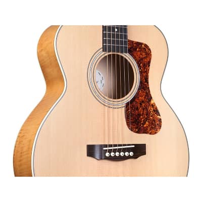 Guild Jumbo Junior Flamed Maple Westerly Electro Acoustic Guitar, Natural image 1
