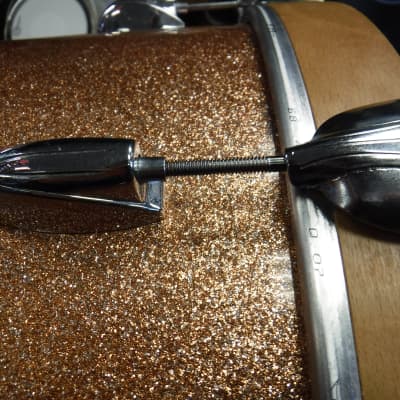 Gretsch USA Custom 14x20 Bass Drum-Champagne Sparkle image 4