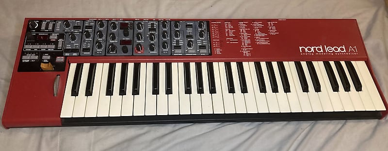 Nord Lead A1 49-Key 26-voice Polyphonic Synthesizer 2014 - 2022 - Red image 1