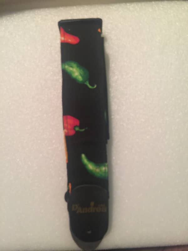 D Andrea Chili Pepper Guitar Strap Chili Pepper pattern Reverb