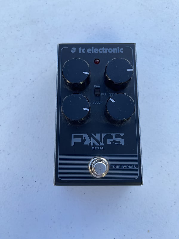 TC Electronic Fangs Heavy Metal Distortion True Bypass Guitar Effect Pedal image 1