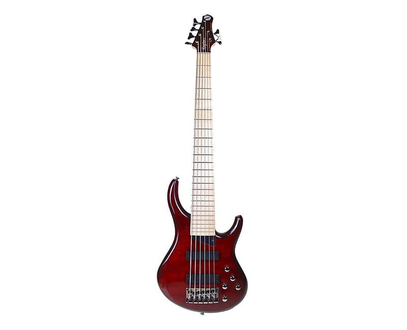 MTD Kingston Z 6 String, Maple Board, Trans Cherry