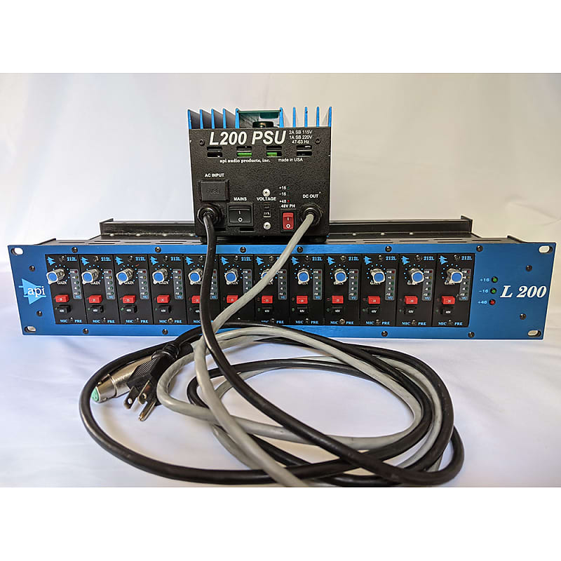 API L200 Rack Loaded with (12)212L Mic Preamps | Reverb