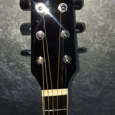 Washburn EA9 Acoustic/Electric Guitar – Ebony image 5