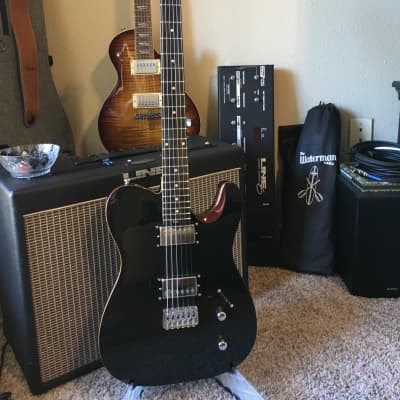 Harley Benton Pro Series Fusion-T HH HT EB BK Black | Reverb