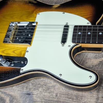 MyDream Partcaster Custom Built - Chambered Alder / Ash Sunburst T Modern image 6