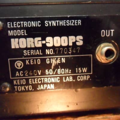 KORG 900PS  mono/preset synthesizer (Japan/1976) Black image 11