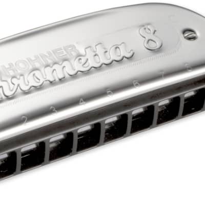 Hohner 250/32 Chrometta 8 Chromatic Harmonica w/Original Box - Key