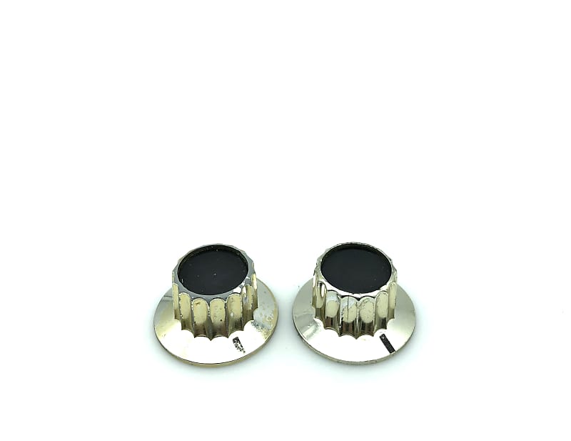 2 Vintage Heathkit TA16 Starmaker Amp Knobs Gold/Black Reverb