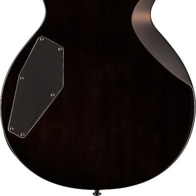 ESP LTD EC-1000 Electric Guitar w/ Seymour Duncan Pickups, Black Natural Burst image 3