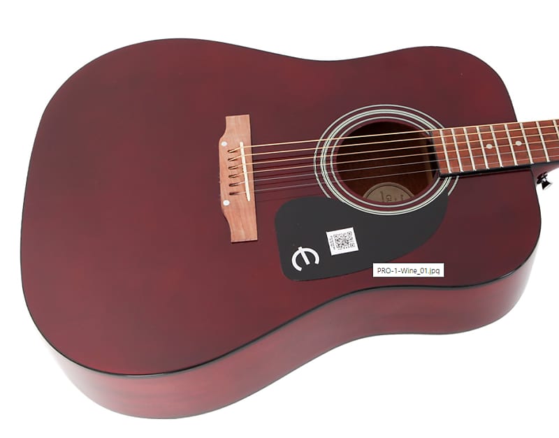 ギター　エピフォン　PRO-1 ワインレッド Epiphone Hummingbird EC Studio Limited-Edition Acoustic
