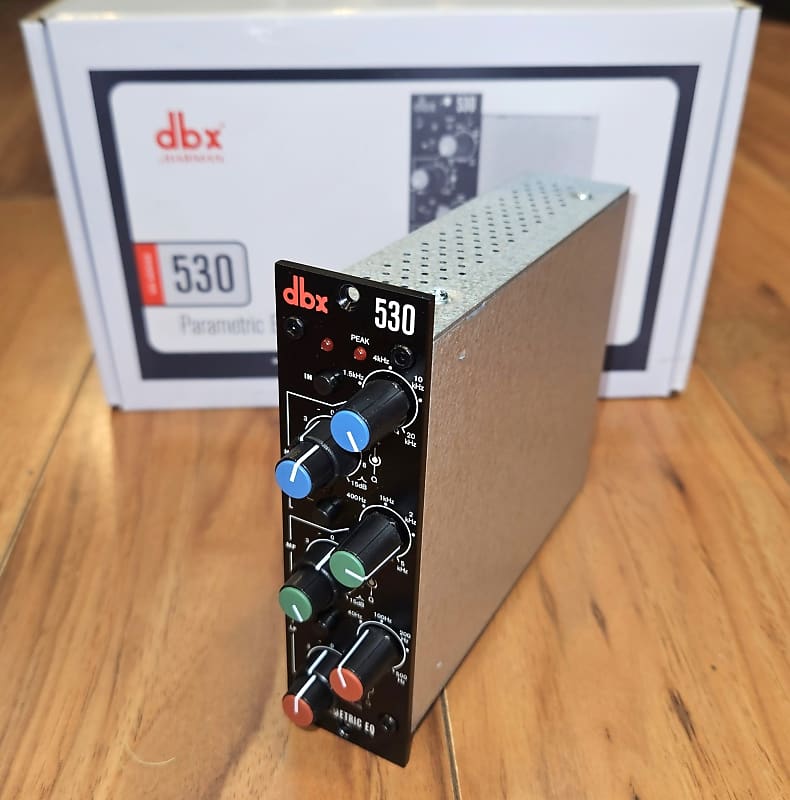 dbx 530 500 Series Parametric EQ Module 2010s - Black