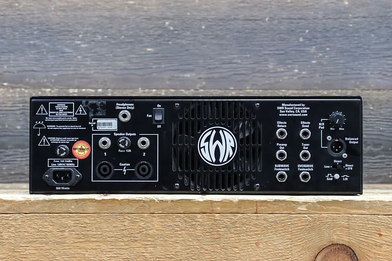 SWR 750X Professional Bass Amplifier 750-Watt into 4-Ohms