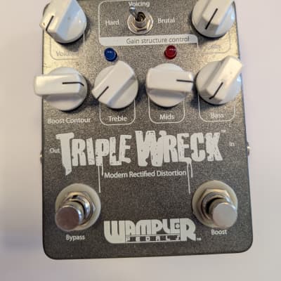 Reverb.com listing, price, conditions, and images for wampler-triple-wreck