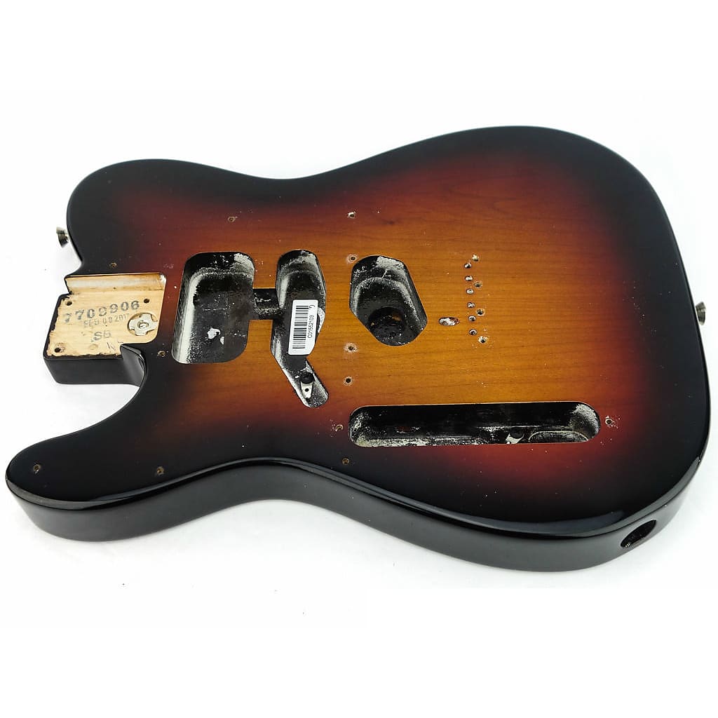 Left handed outlet telecaster body