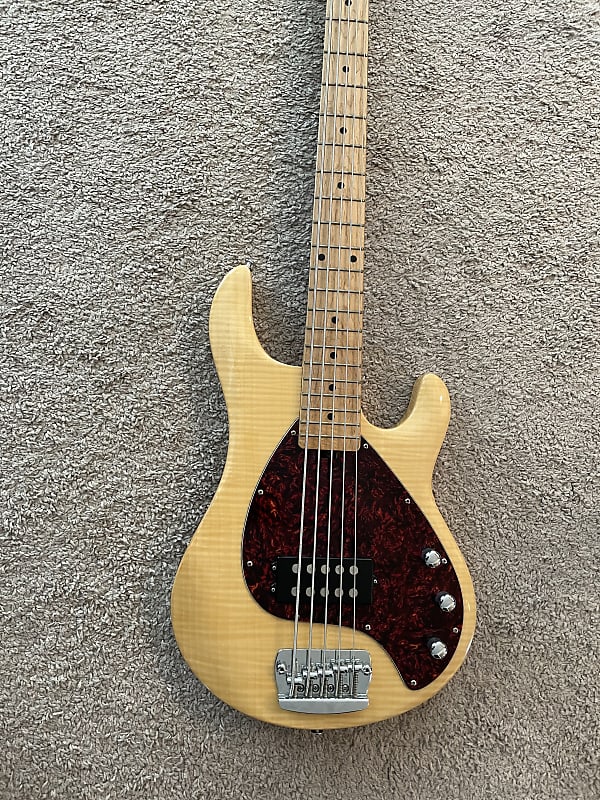 OLP by Ernie Ball 5-String Stingray Bass Natural | Reverb