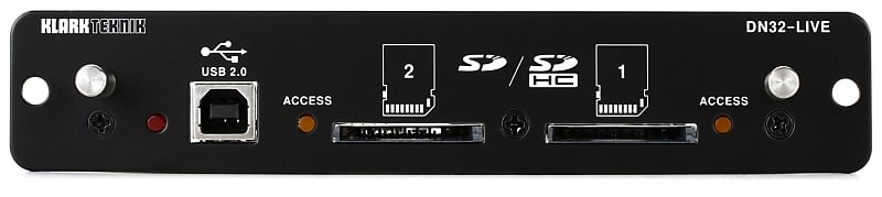 Klark Teknik DN32-LIVE SD/SDHC and USB 2.0 Expansion Module image 1