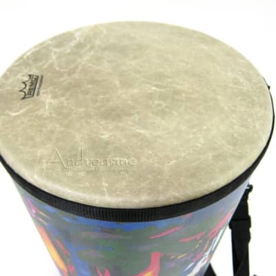 Remo TUBANO Drum, 10" x 22" Rain Forest Design image 5