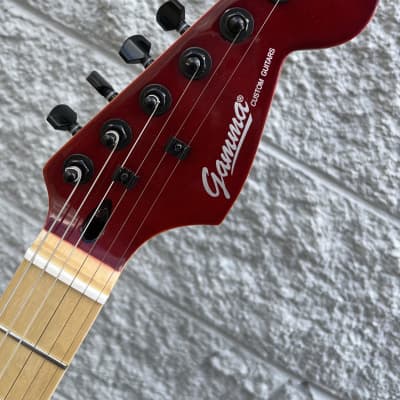 GAMMA Custom Electric Guitar STG24-01, 6-String Omega Model, Transparent WIne image 10