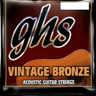 GHS Vintage Bronze 13-56 Acoustic Guitar Strings image 2