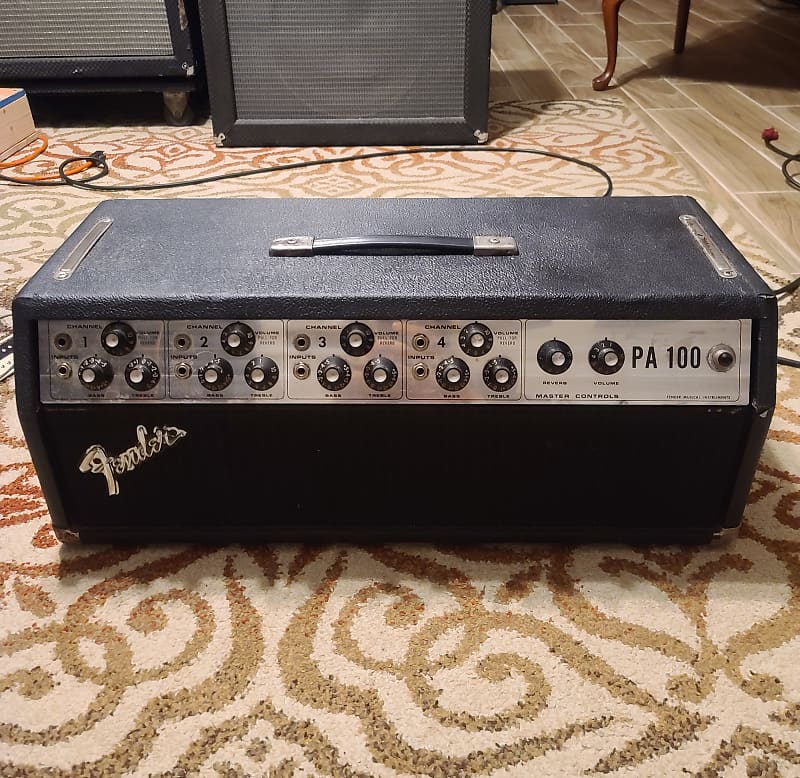 1976 Fender PA 100 Head Reverb