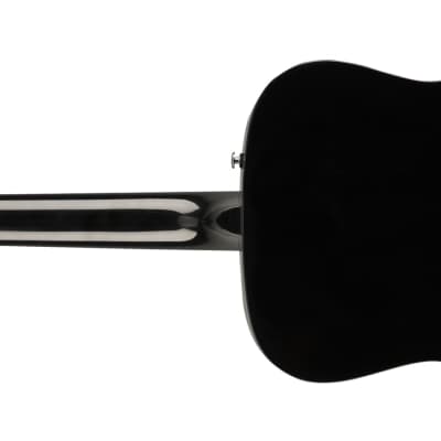 Fender CC-60S Solid Top Concert Acoustic Guitar Pack w/Bag in Black V2 - DEMO image 3