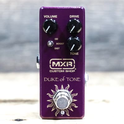 MXR CSP039 Custom Shop Duke of Tone Overdrive 3-Clipping Mode Effect Pedal image 1