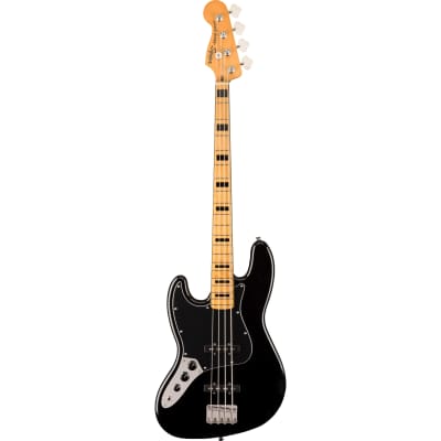 Squier Classic Vibe Jazz Basse '70s Left-Handed - Maple Fingerboard, Black for sale