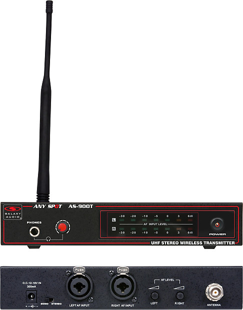 Galaxy Audio AS-900TK5 Personal Wireless Monitor Transmitter - Band K5 image 1