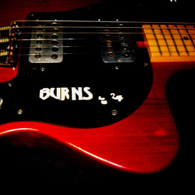 Burns LJ24 1977 Cherry Transparent.  PROTOTYPE. Extremely Rare & Collectible.  Only 25.  Handmade. image 11