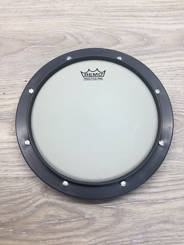 Remo RT-0010-00 10" Gray Tunable Practice Pad with Ambassador Coated Drumhead image 1