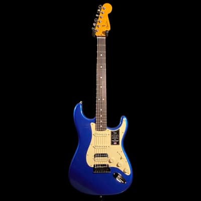 Fender American Ultra Stratocaster HSS - Cobra Blue w/Rosewood Fingerboard image 3