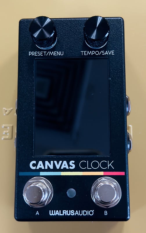 Walrus Audio Canvas clock