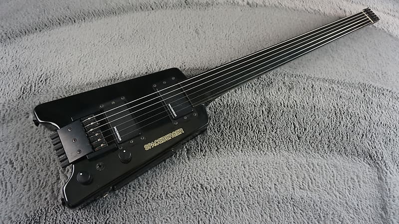 Mavis Spaceberger Japan Fretless Electric Guitar Black | Reverb