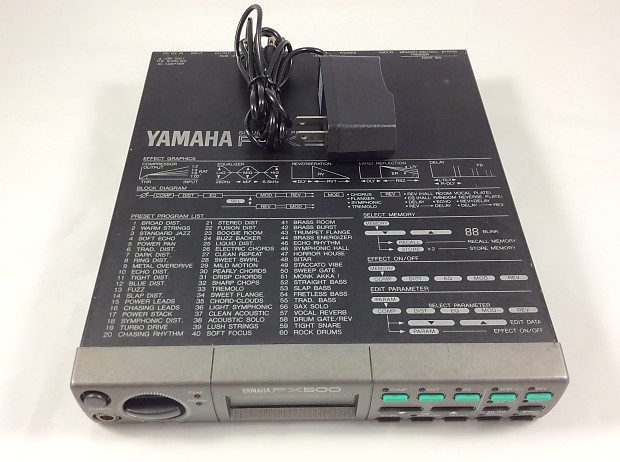 Yamaha FX500 Guitar Simul-effect Processor | Reverb