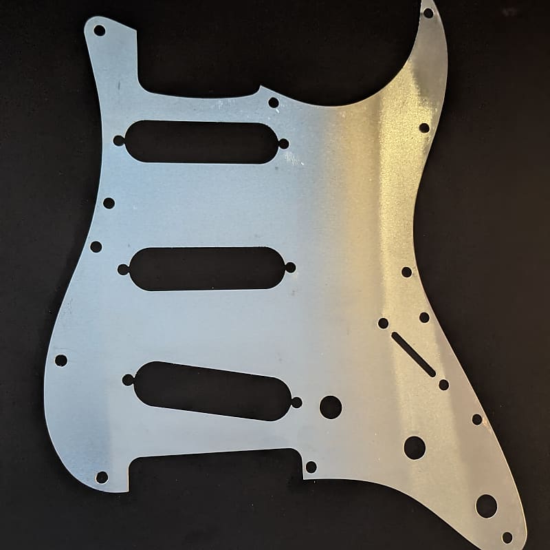 Monk Effects Stratocaster Aluminium Pickguard Shield Aluminium image 1