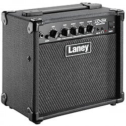 Laney LX15B 15W 2x5 Bass Combo Amp Black image 1