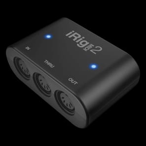 IK Multimedia iRig MIDI 2 Mobile USB/Lightning Interface for iOS