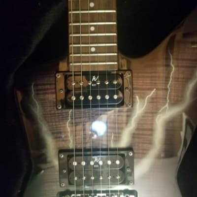 Washburn Washburn dimebag 333 bolt 2005 - RARE, Purple flamed bolt image 9