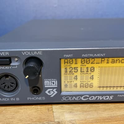 Excellent] Roland SC-88VL General Midi Canvas Sound Module | Reverb