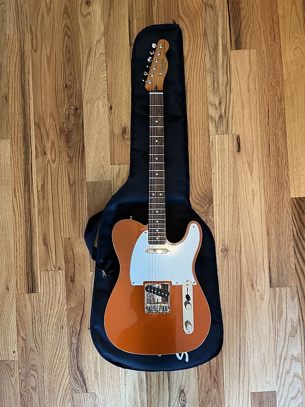 squier by fender fsr classic vibe 60s custom telecaster candy tangerine