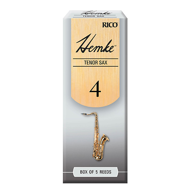 Rico RHKP5TSX400 Hemke Tenor Saxophone Reeds - Strength 4.0 (5-Pack) image 1